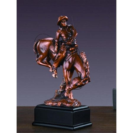 MARIAN IMPORTS Bronco Buster Sculpture 4 x 6.5 in. 54231